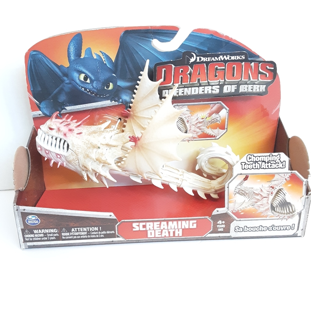 Dreamworks Dragons Defenders of Berk Screaming Death Dragon Action Figure